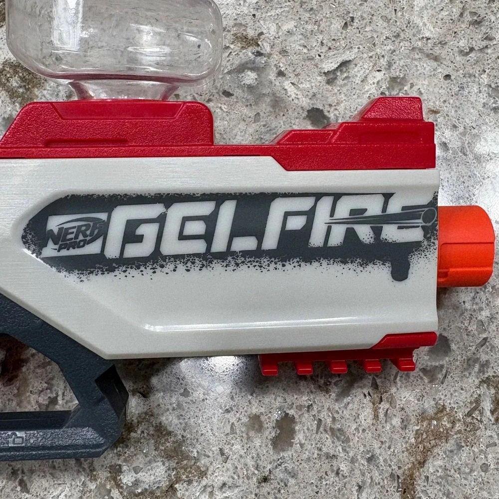 Nerf Pro‎ GelFire Blaster Toy Gun Red Gray Orange Kids Outdoor Fun